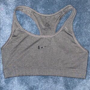 Nike Gray Racerback Sports Bra